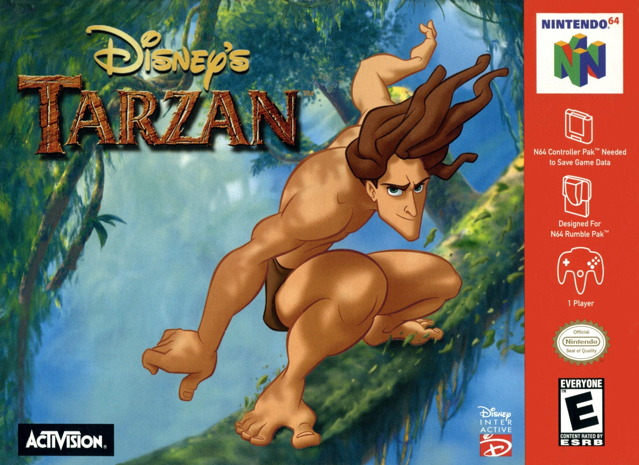 Tarzan N64 - Video Game - Used - CaveGamers