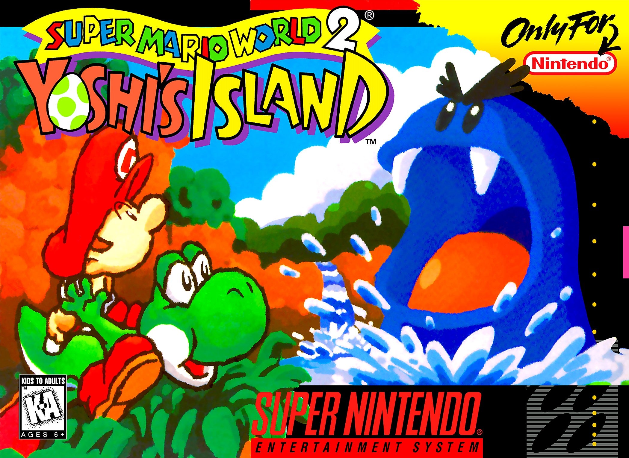 Super Mario World 2: Yoshi's Island SNES - Video Game - Used - CaveGamers