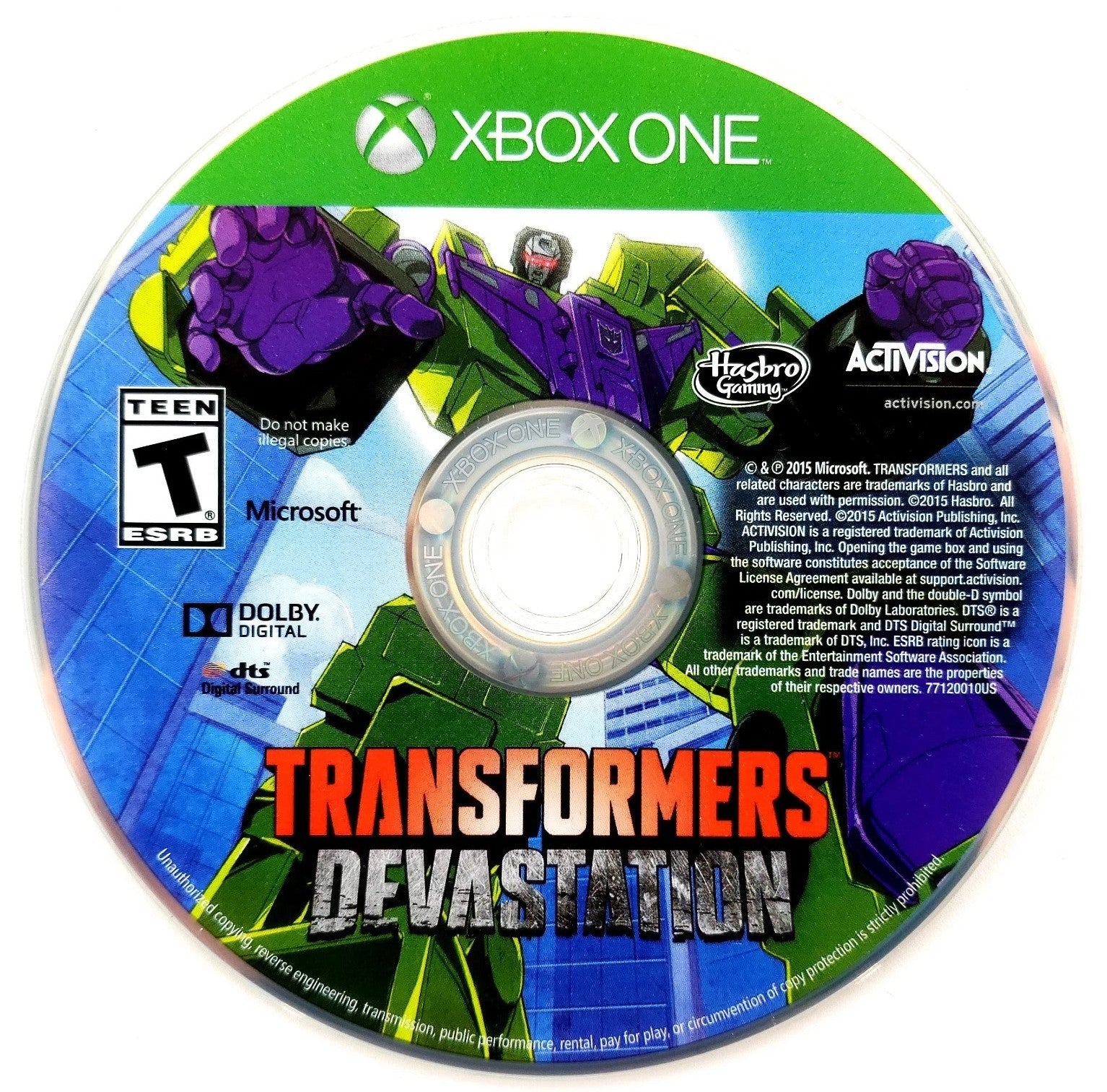 Transformers: Devastation Xbox One - Video Game - Used - CaveGamers - Image 3