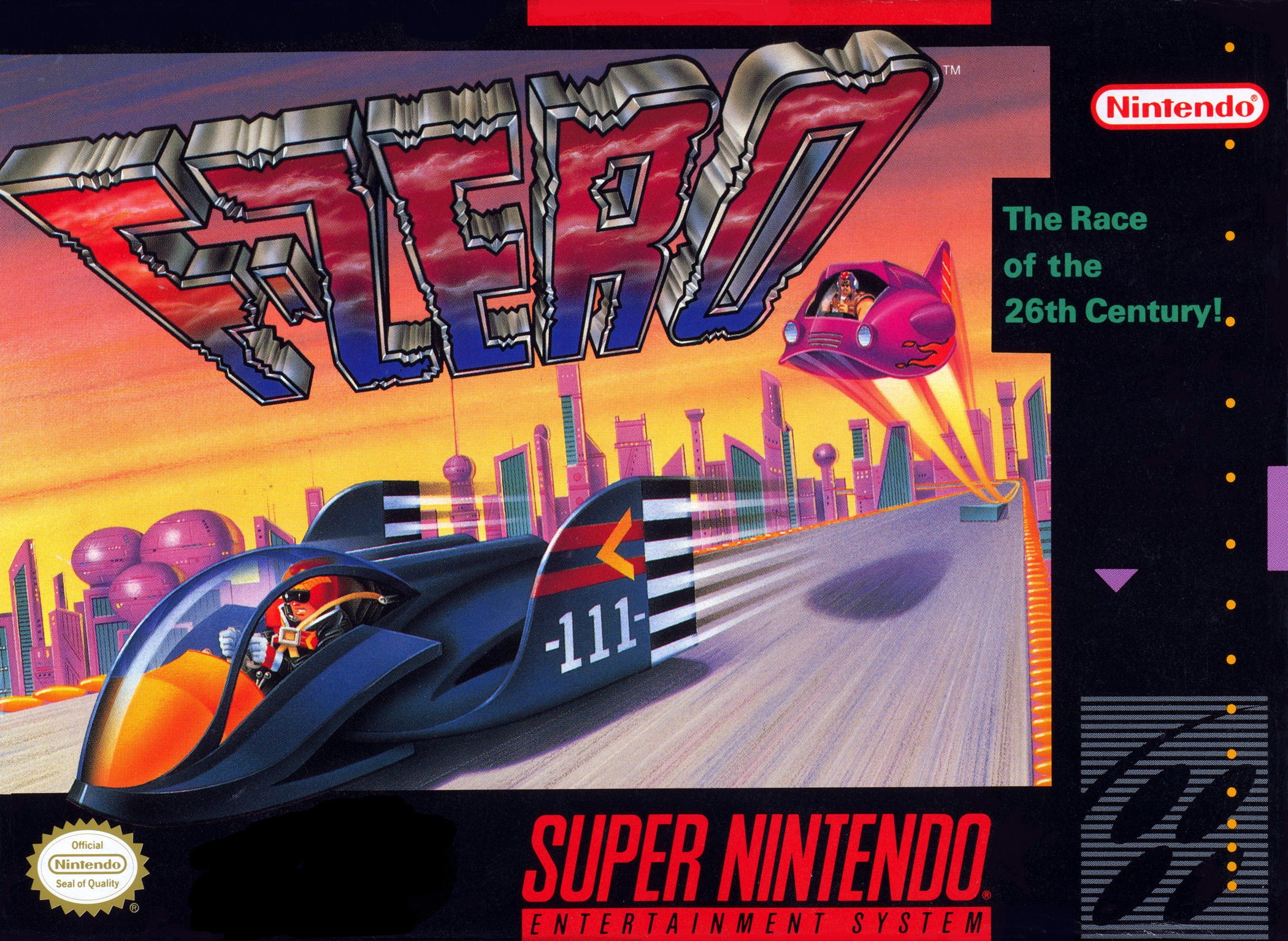 F-Zero SNES - Video Game - Used - CaveGamers