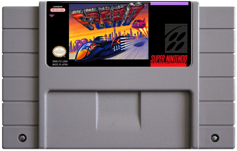 F-Zero SNES - Video Game - Used - CaveGamers - Image 3