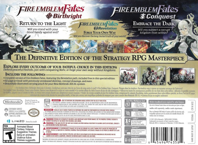 Fire Emblem Fates Special Edition 3DS - Video Game - Used - CaveGamers - Image 2
