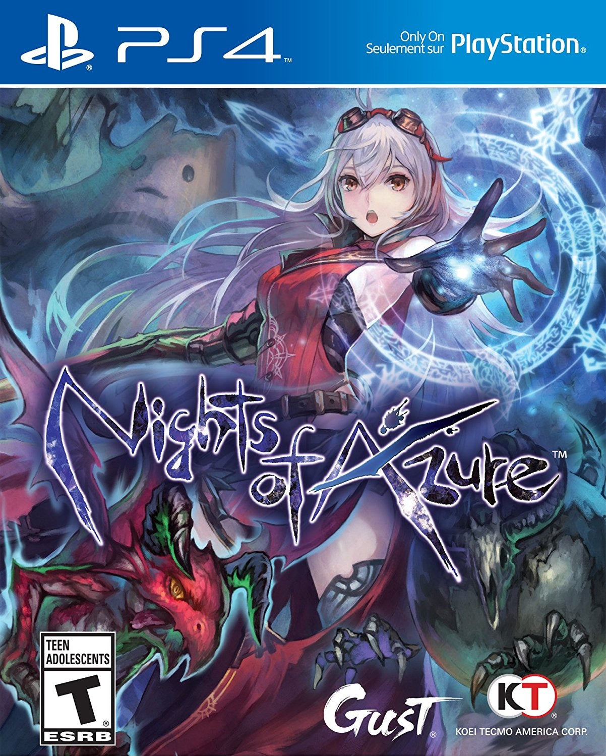 Nights of Azure PS4 - Video Game - Used - CaveGamers