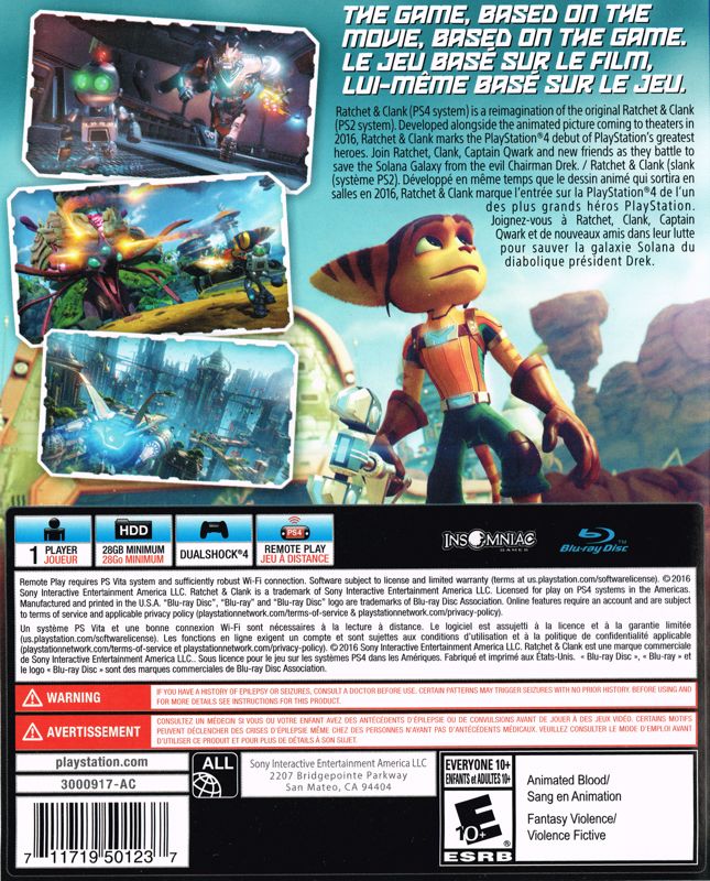 Ratchet & Clank PS4 - Video Game - Used - CaveGamers - Image 2