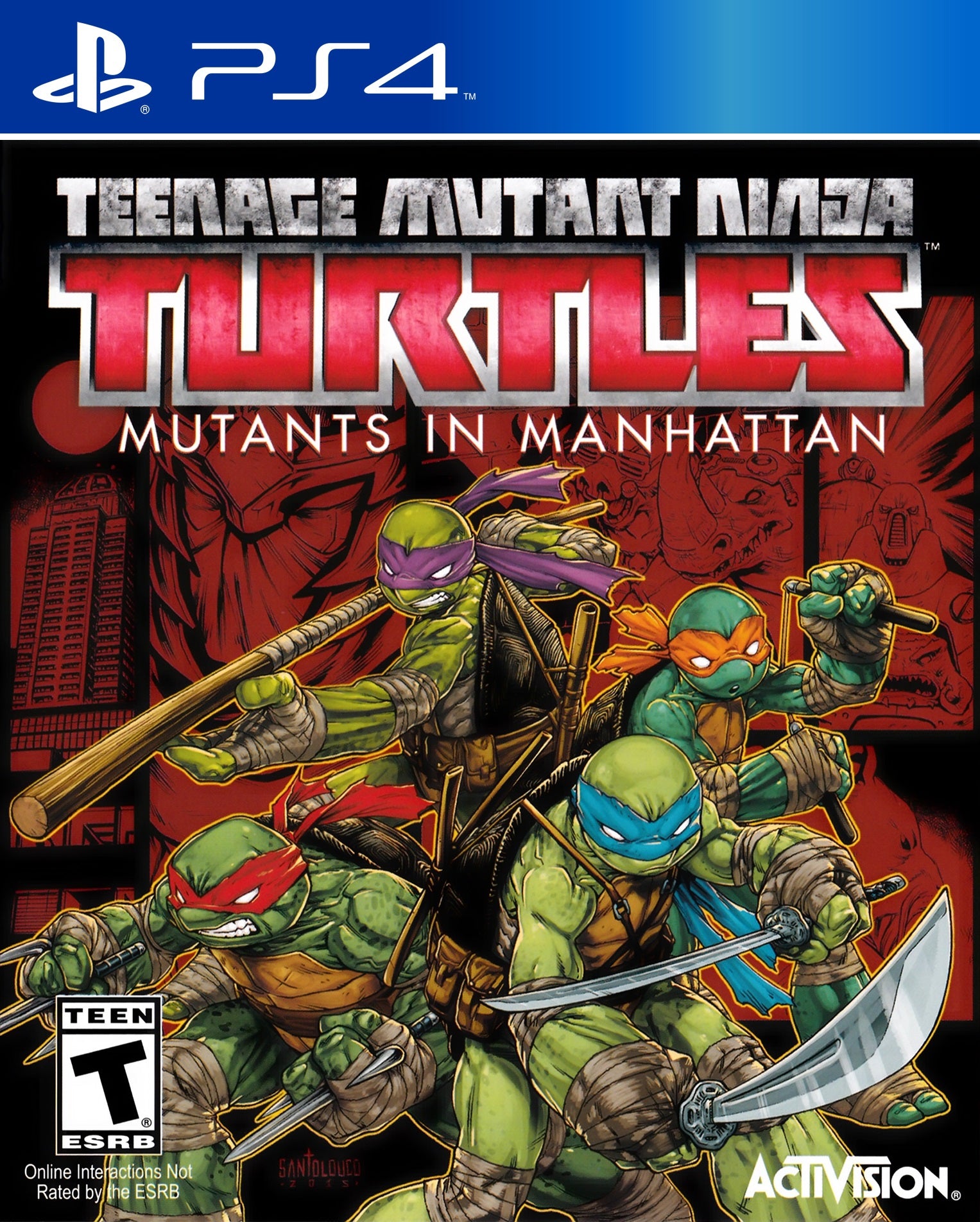 Teenage Mutant Ninja Turtles Mutants in Manhattan PS4 - Video Game - Used - CaveGamers
