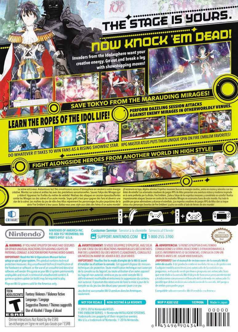Tokyo Mirage Sessions #FE Wii U - Video Game - Used - CaveGamers - Image 2
