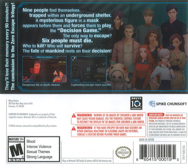 Zero Time Dilemma