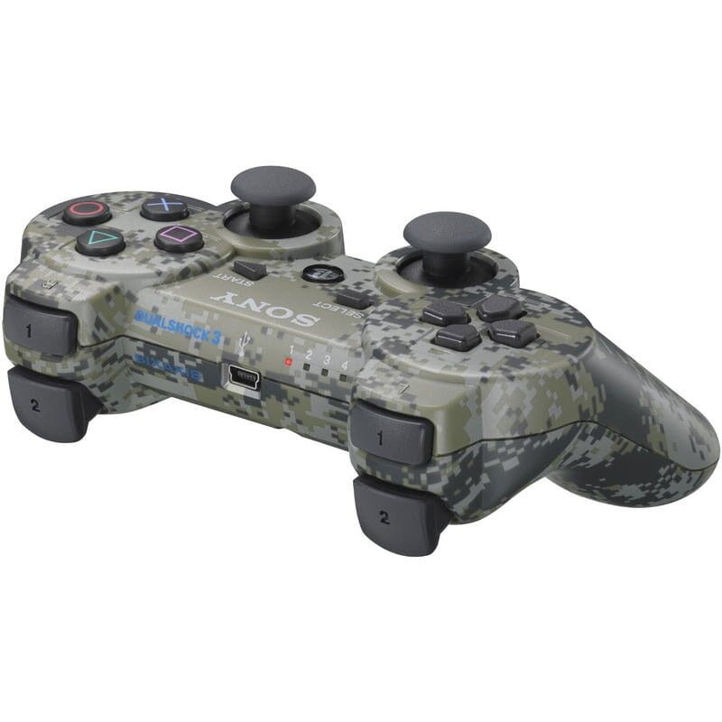 PlayStation 3 Dualshock 3 Wireless Controller - Camoflage PS3 - Video Game Accessory - Used - CaveGamers - Image 2