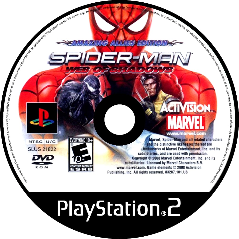Spider-Man: Web of Shadows PS2 - Video Game - Used - CaveGamers - Image 3
