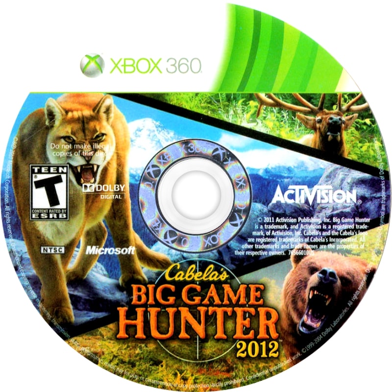 Cabela's Big Game Hunter 2012 Xbox 360 - Video Game - Used - CaveGamers - Image 3