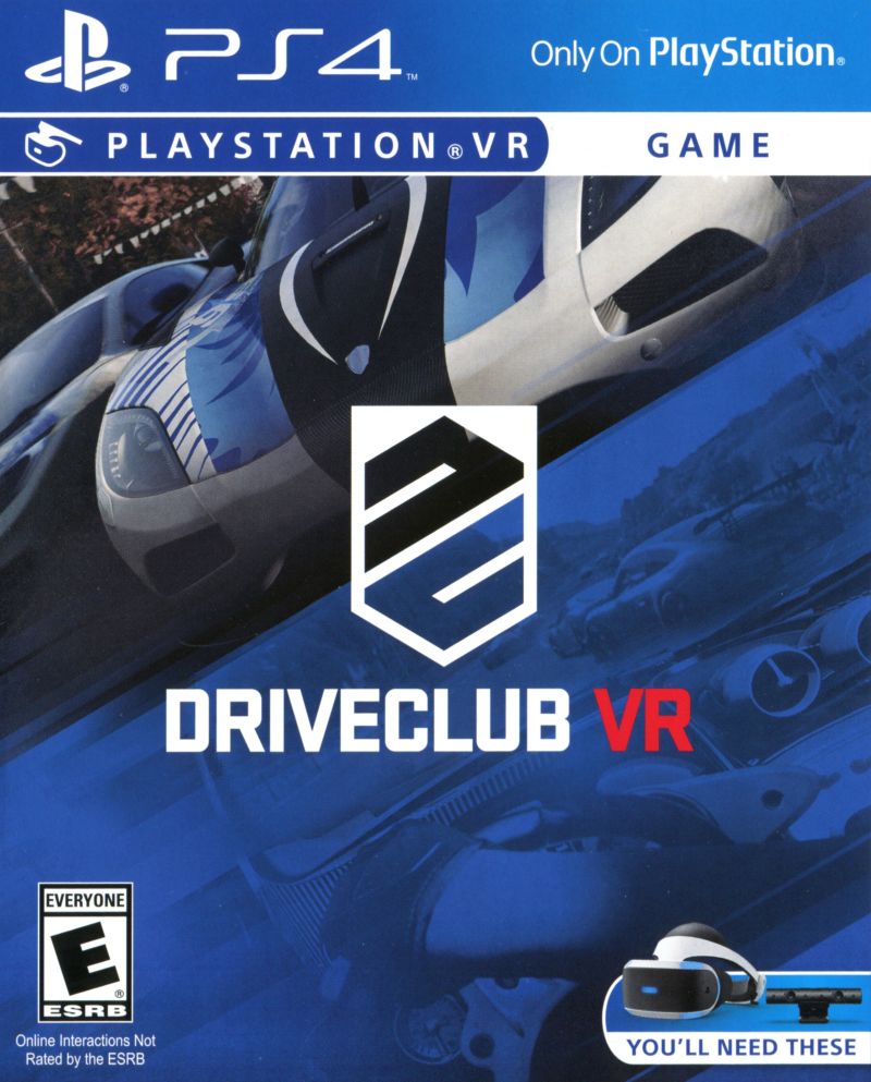 DriveClub VR PS4 - Video Game - Used - CaveGamers