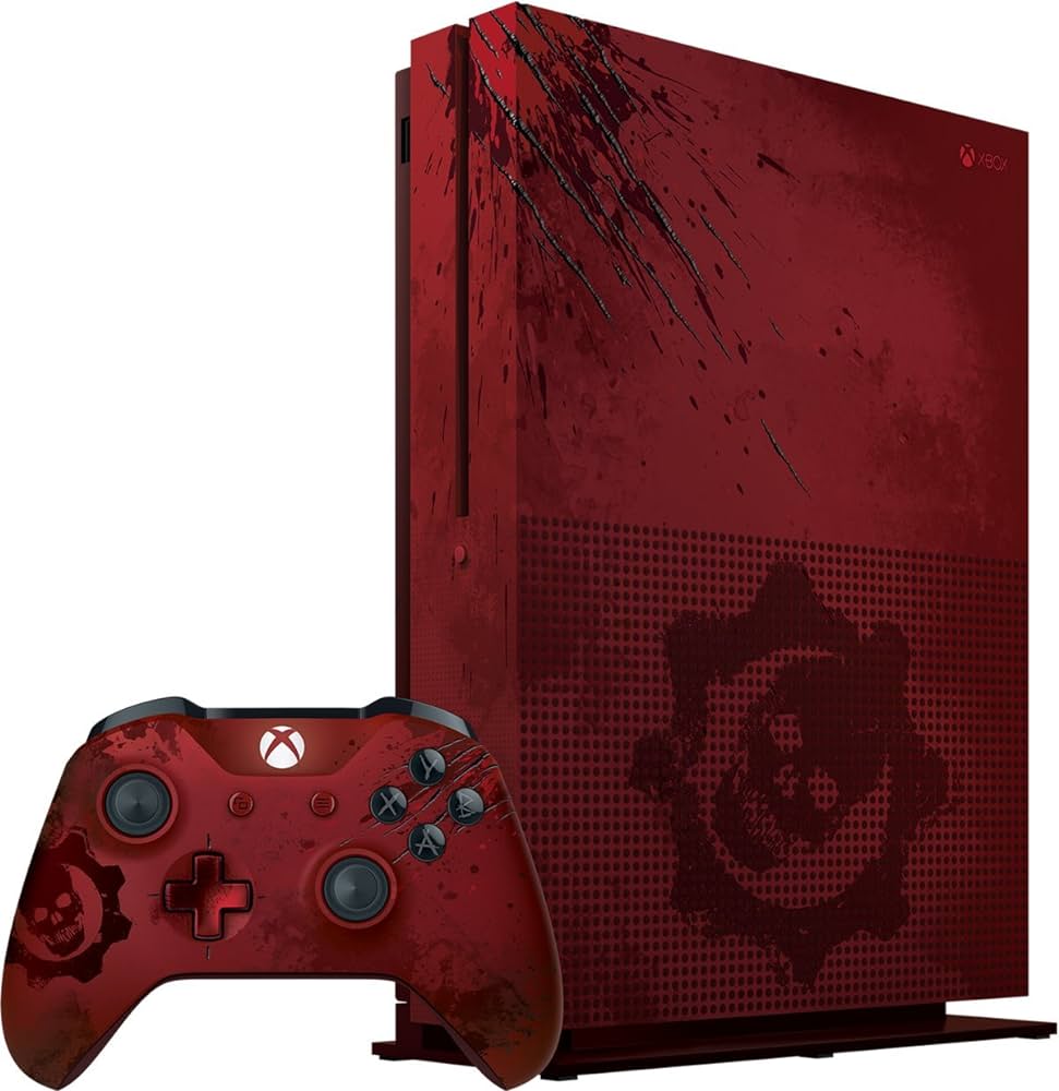 Xbox One Console - Gears of War 4 Limited Edition - Video Game System - Used - CaveGamers