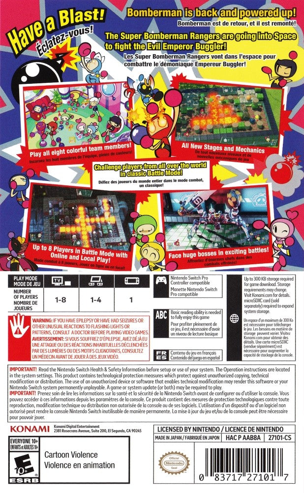 Super Bomberman R Switch - Video Game - Used - CaveGamers - Image 2
