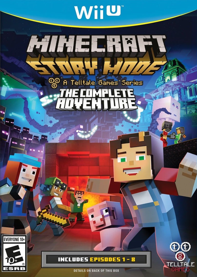 Minecraft: Story Mode Complete Adventure Wii U - Video Game - Used - CaveGamers