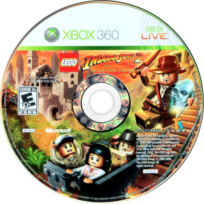 Lego Indiana Jones 2: The Adventure Continues Xbox 360 - Video Game - Used - CaveGamers - Image 3