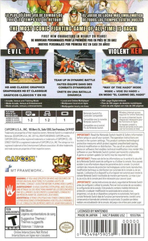 Ultra Street Fighter II: The Final Challengers Switch - Video Game - Used - CaveGamers - Image 2