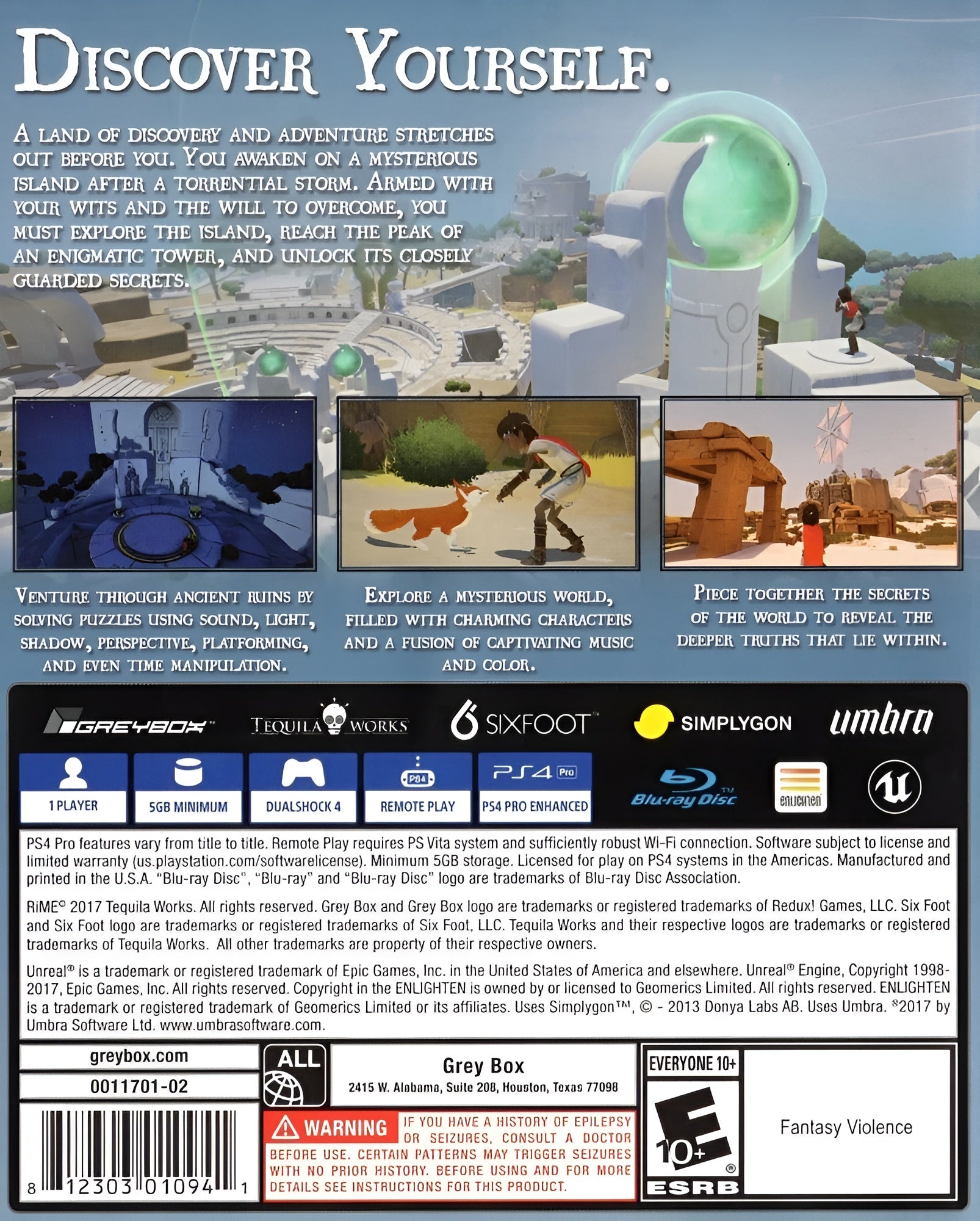 Rime PS4 - Video Game - Used - CaveGamers - Image 2