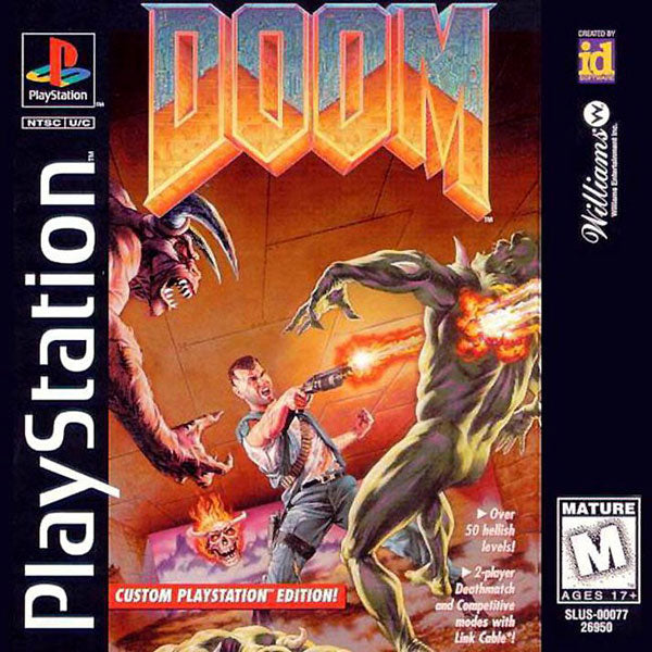 Doom Playstation - Video Game - Used - CaveGamers