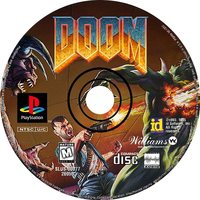 Doom Playstation - Video Game - Used - CaveGamers - Image 3