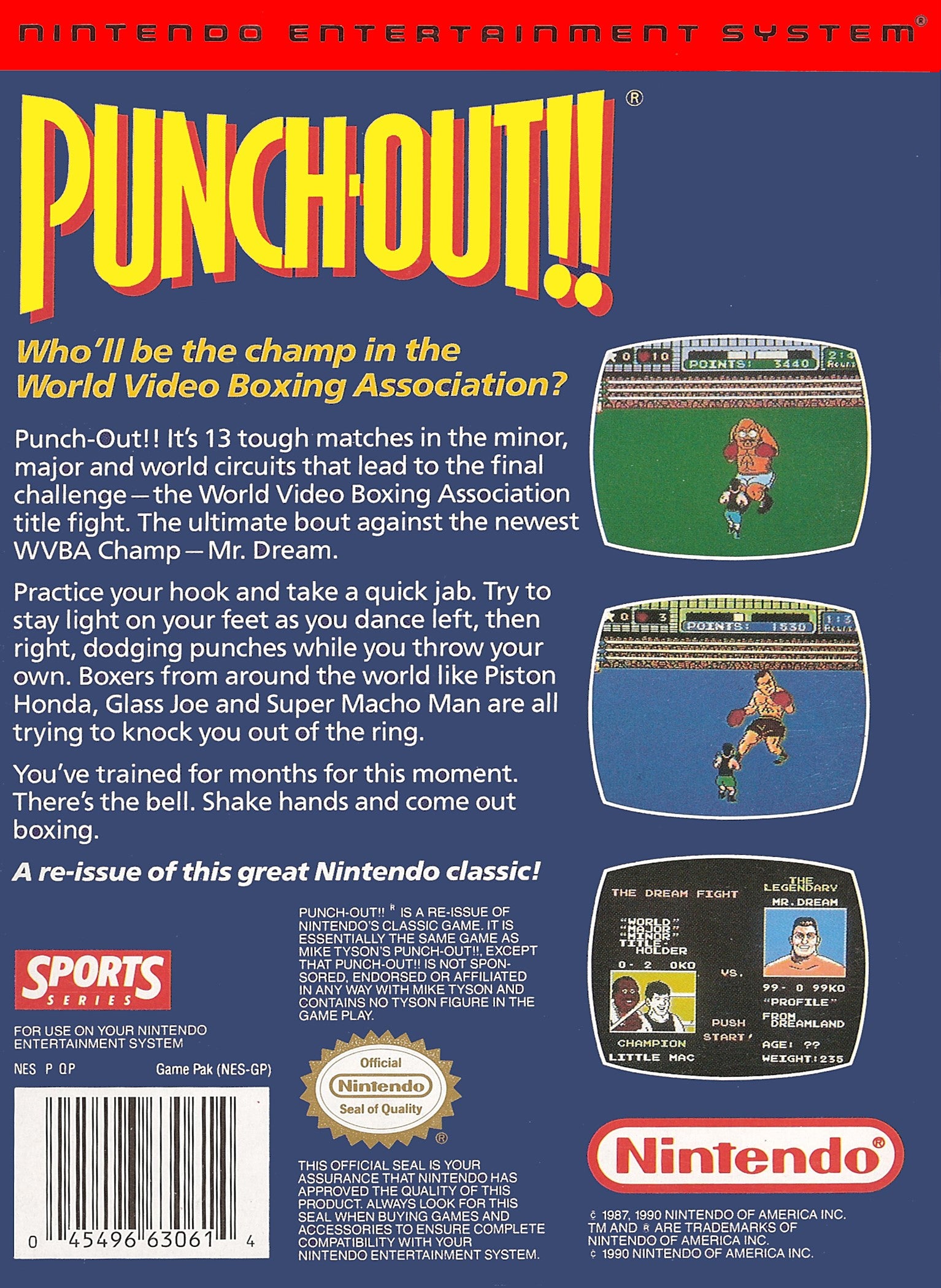 Punch-Out!! NES - Video Game - Used - CaveGamers - Image 2