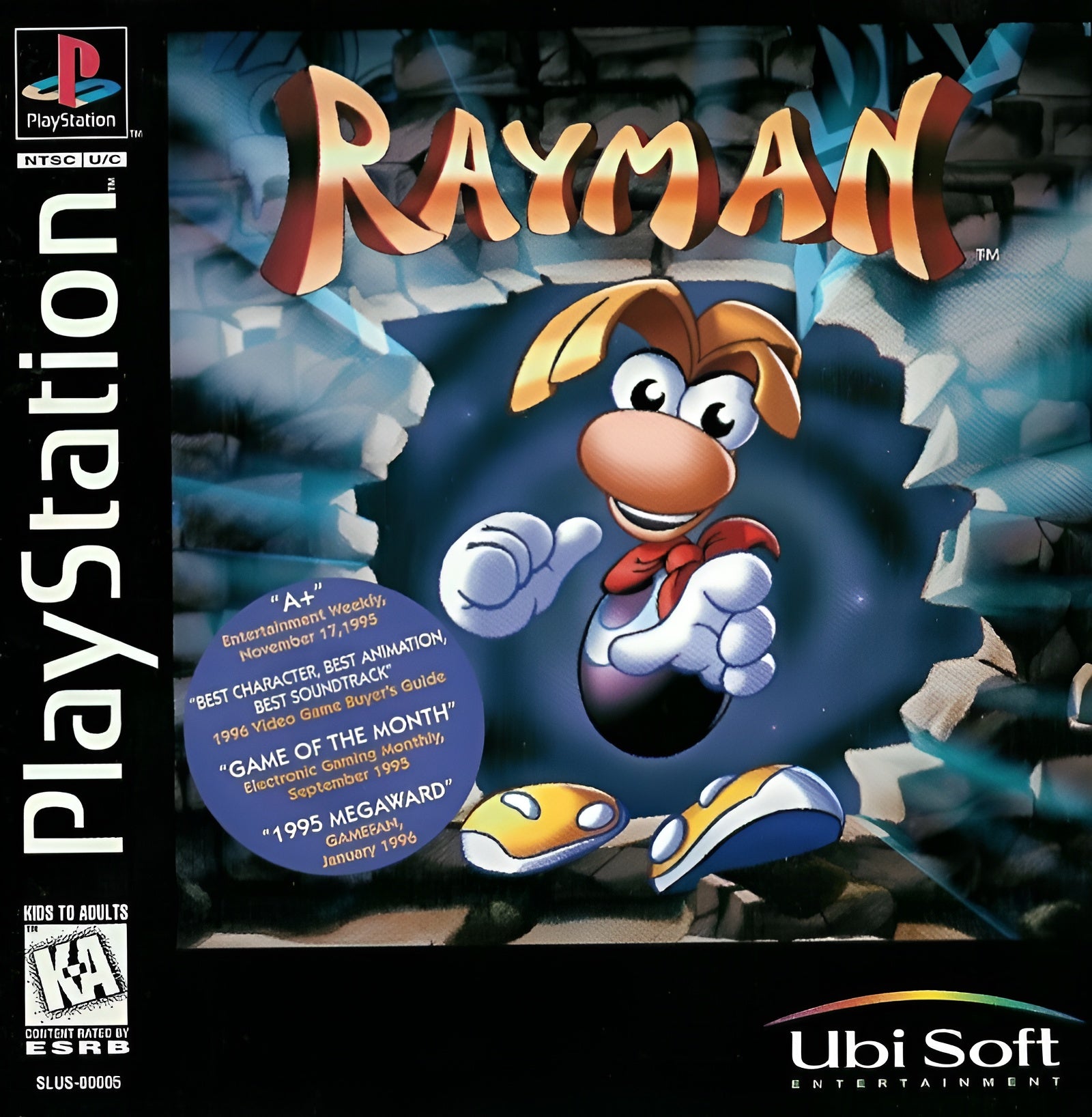 Rayman Playstation - Video Game - Used - CaveGamers