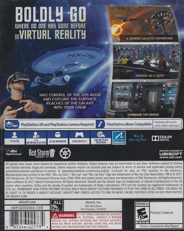 Star Trek Bridge Crew PS4 - Video Game - Used - CaveGamers - Image 2