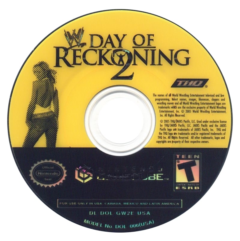 WWE Day of Reckoning 2 GameCube - Video Game - Used - CaveGamers - Image 3