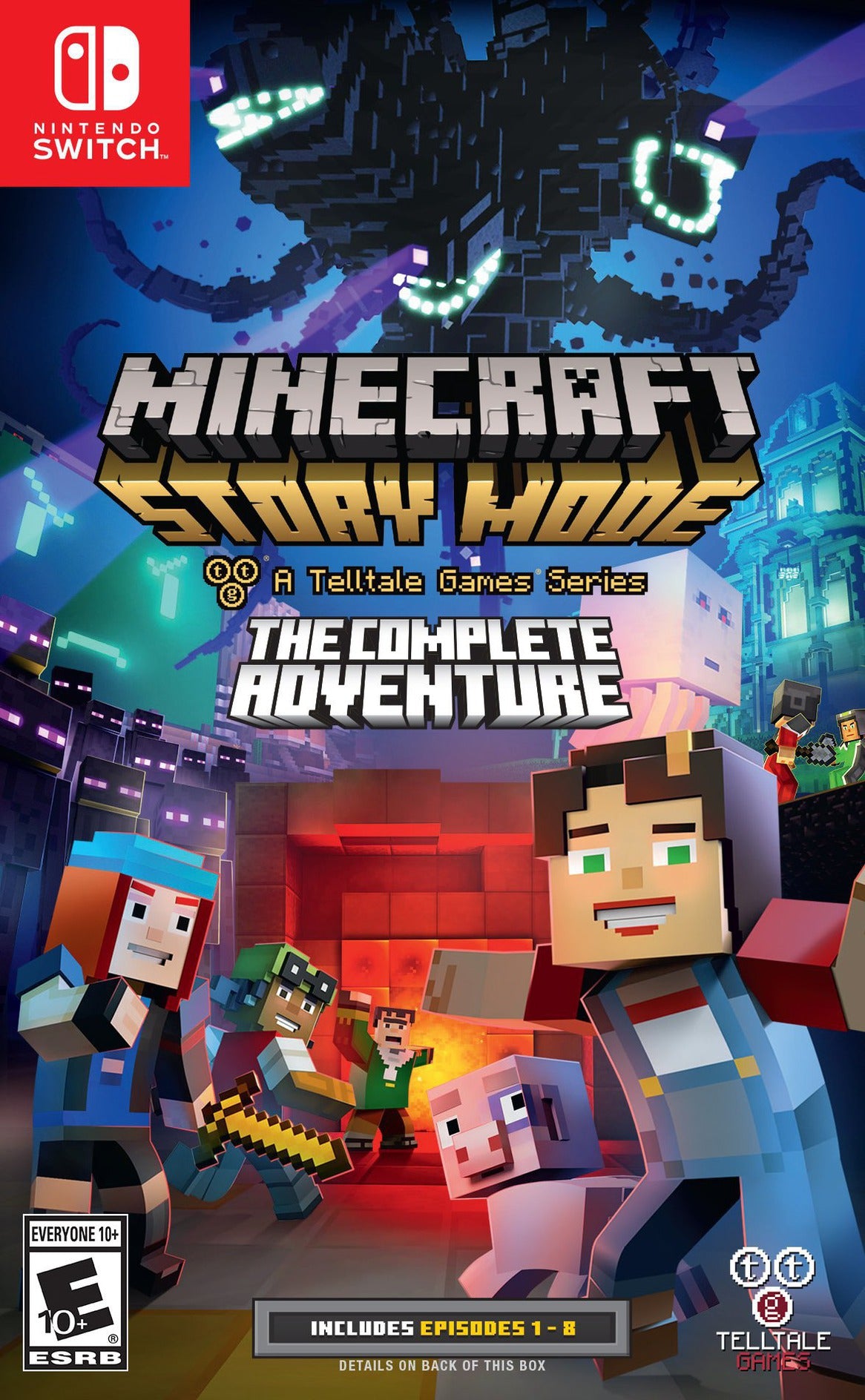 Minecraft: Story Mode Complete Adventure Switch - Video Game - Used - CaveGamers