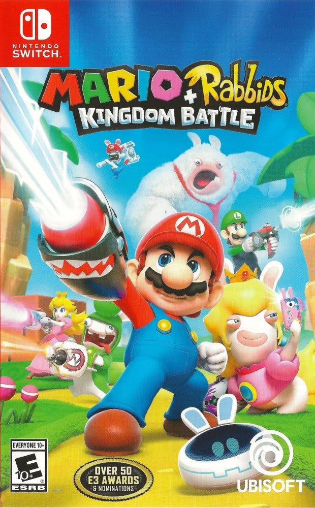 Mario + Rabbids: Kingdom Battle Switch - Video Game - Used - CaveGamers