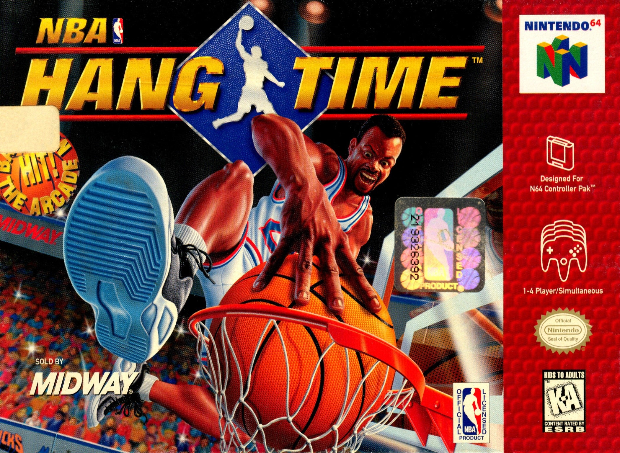 NBA Hang Time N64 - Video Game - Used - CaveGamers