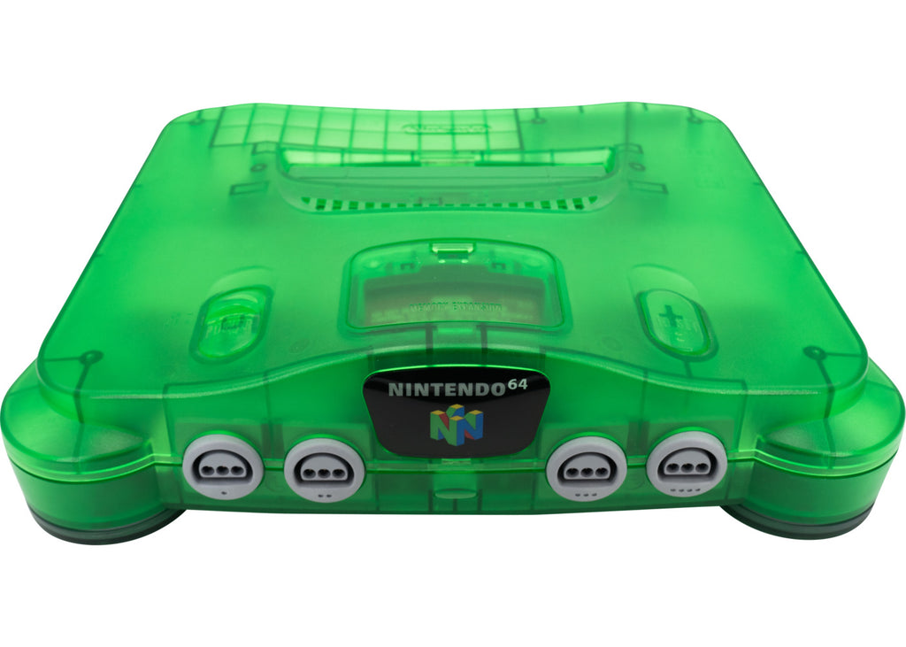 Nintendo 64 Console - Jungle Green N64 - Video Game System - Used - CaveGamers - Image 2
