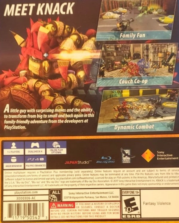 Knack II PS4 - Video Game - Used - CaveGamers - Image 2