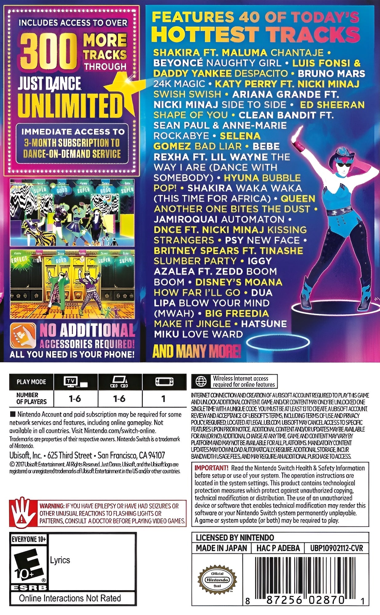 Just Dance 2018 Switch - Video Game - Used - CaveGamers - Image 2