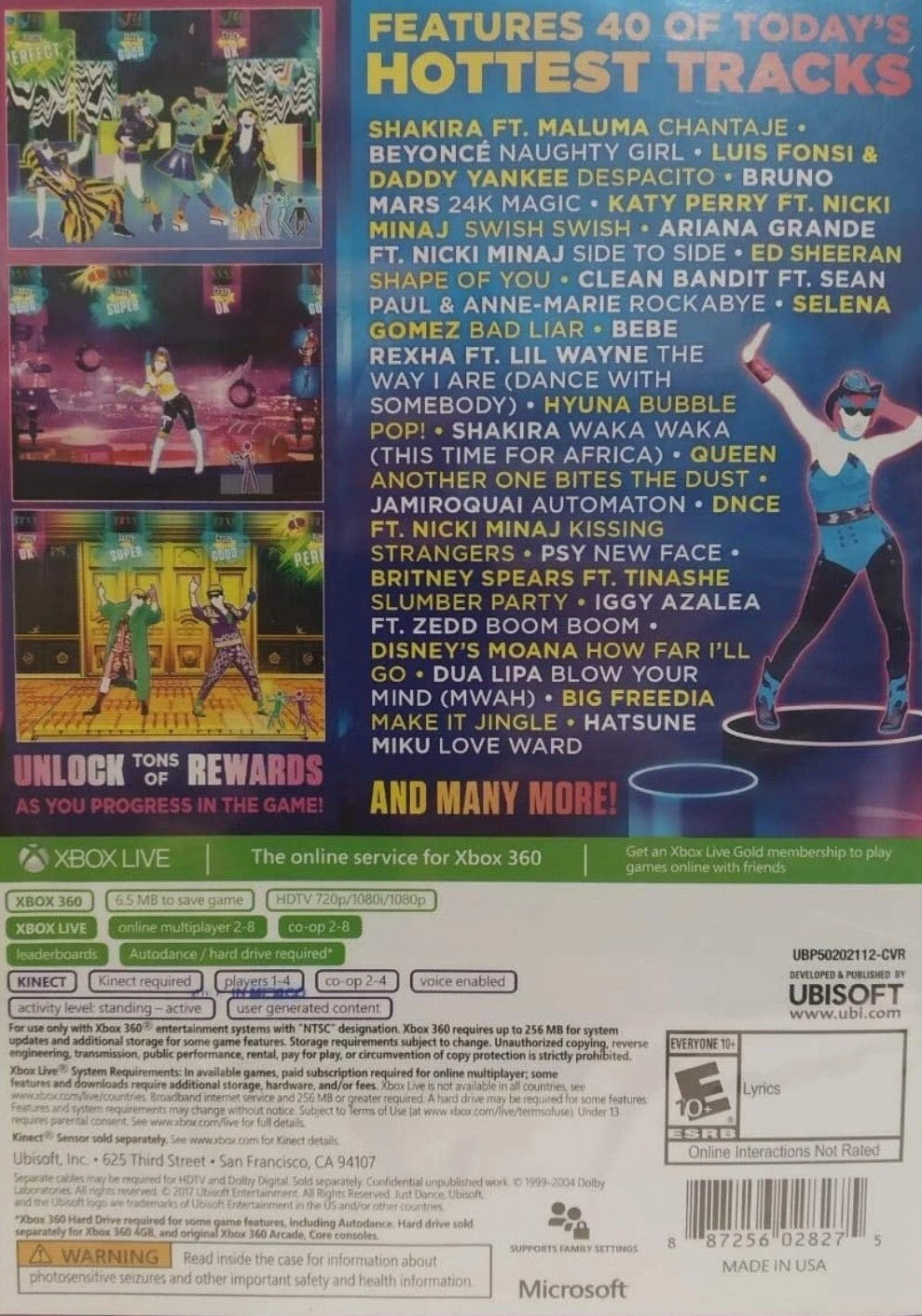 Just Dance 2018 Xbox 360 - Video Game - Used - CaveGamers - Image 2