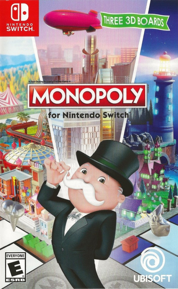 Monopoly Switch - Video Game - Used - CaveGamers