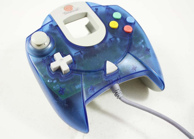 Sega Dreamcast Controller - Blue - Video Game Accessory - Used - CaveGamers - Image 2