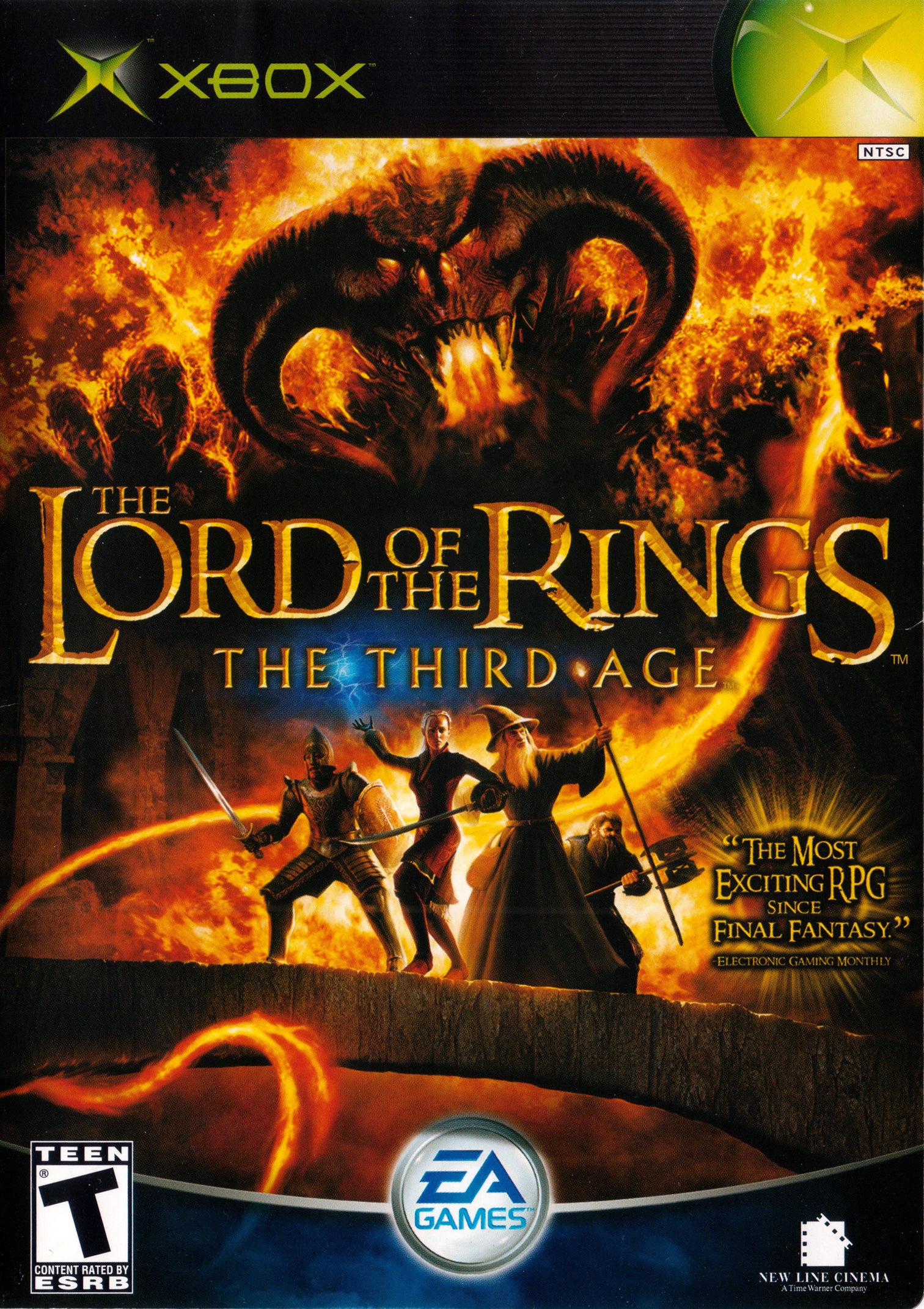 The Lord of the Rings: The Third Age Xbox - Video Game - Used - CaveGamers