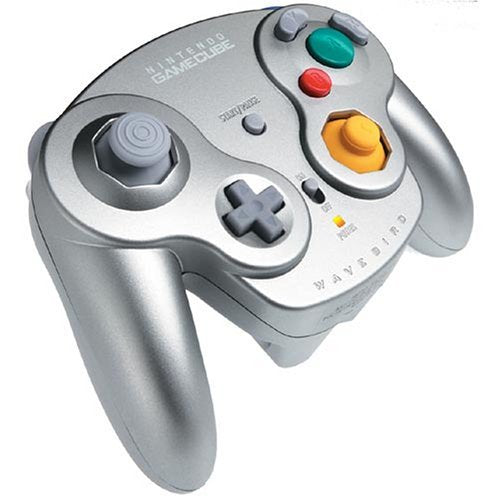 GameCube Wavebird Wireless Controller - Platinum - Video Game Accessory - Used - CaveGamers