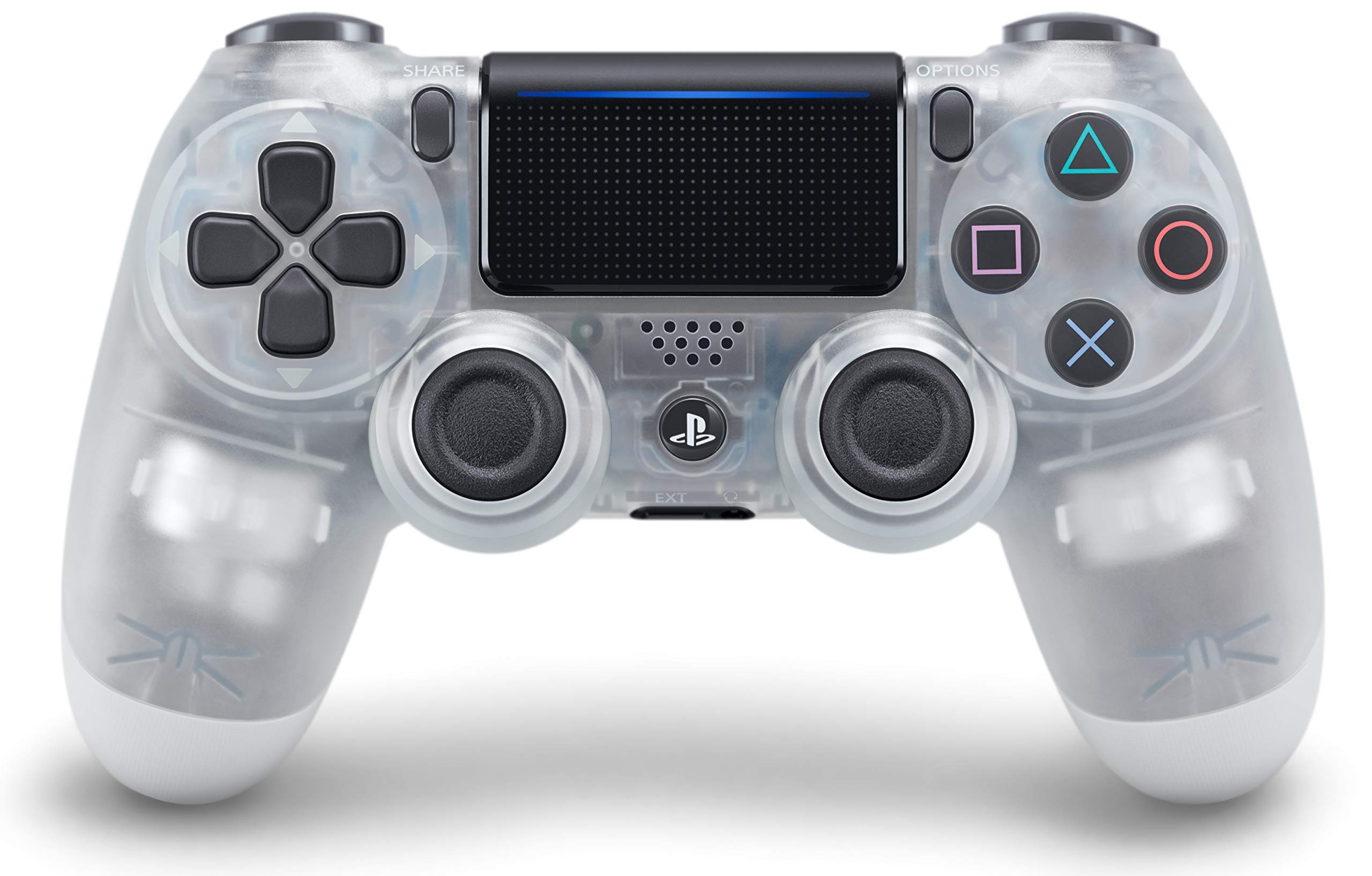 PlayStation 4 Dualshock 4 Wireless Controller - Crystal White PS4 - Video Game Accessory - Used - CaveGamers