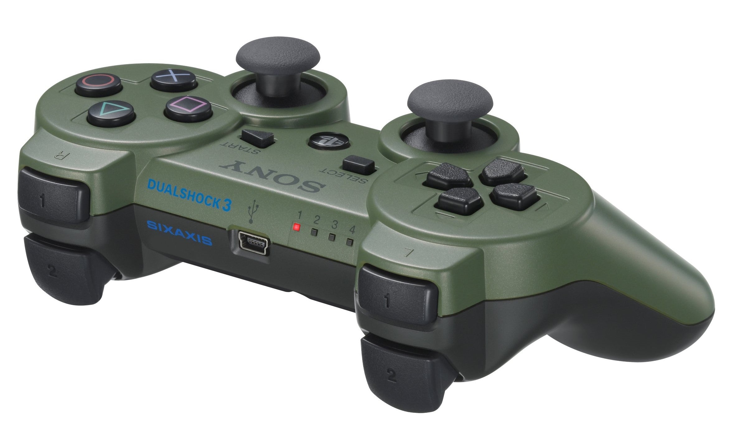 PlayStation 3 Dualshock 3 Wireless Controller - Jungle Green PS3 - Video Game Accessory - Used - CaveGamers - Image 2