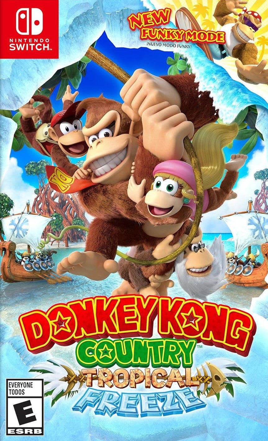 Donkey Kong Country Tropical Freeze Switch - Video Game - Used - CaveGamers