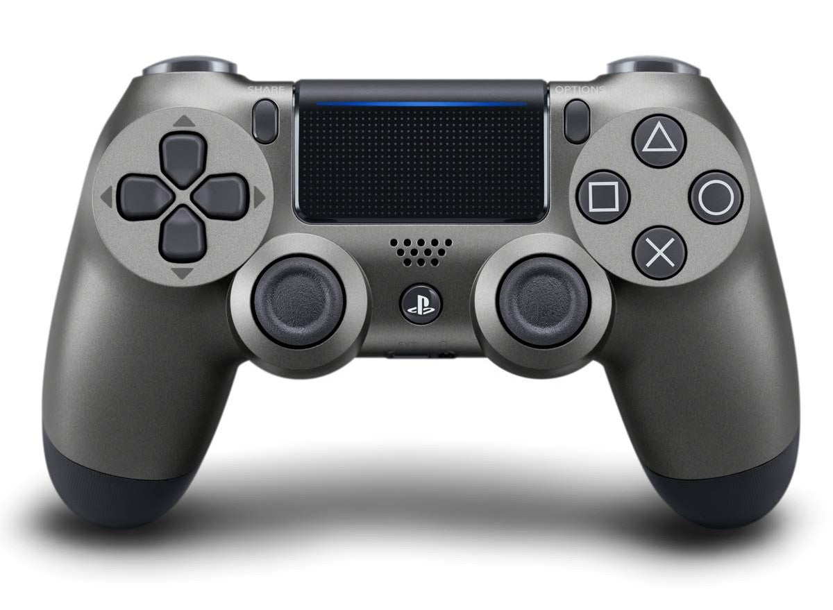 PlayStation 4 Dualshock 4 Wireless Controller - Steel Black PS4 - Video Game Accessory - Used - CaveGamers