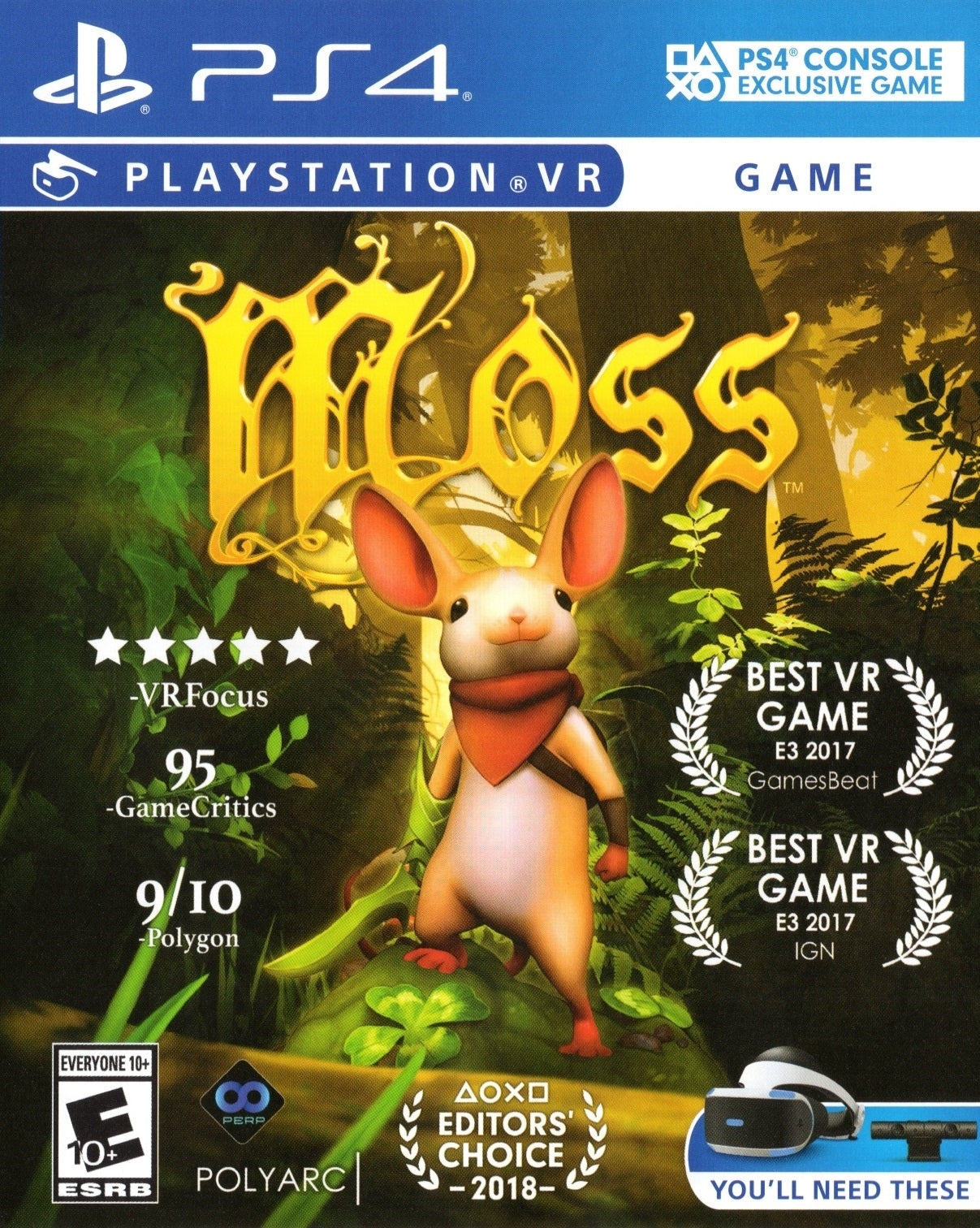 Moss PS4 - Video Game - Used - CaveGamers