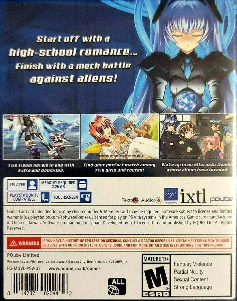 Muv Luv PSV - Video Game - Used - CaveGamers - Image 2