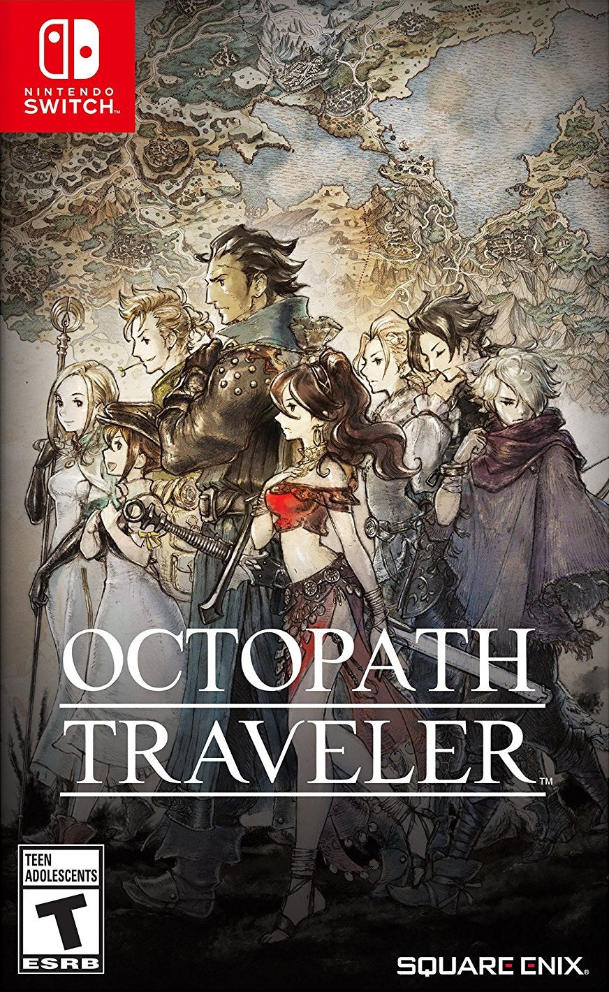 Octopath Traveler Switch - Video Game - Used - CaveGamers