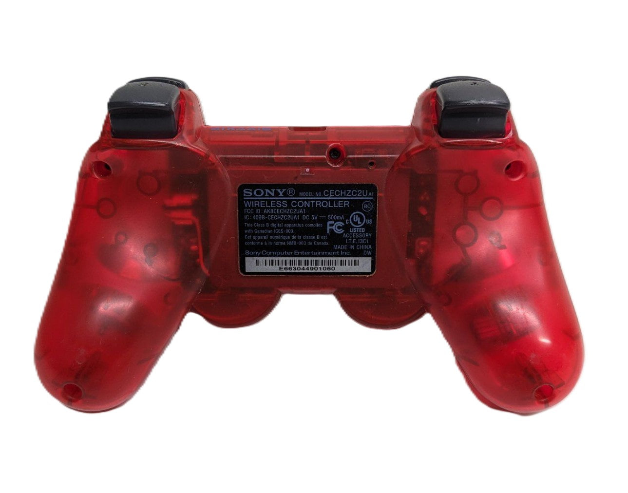 PlayStation 3 Dualshock 3 Wireless Controller - Crimson Red PS3 - Video Game Accessory - Used - CaveGamers - Image 2
