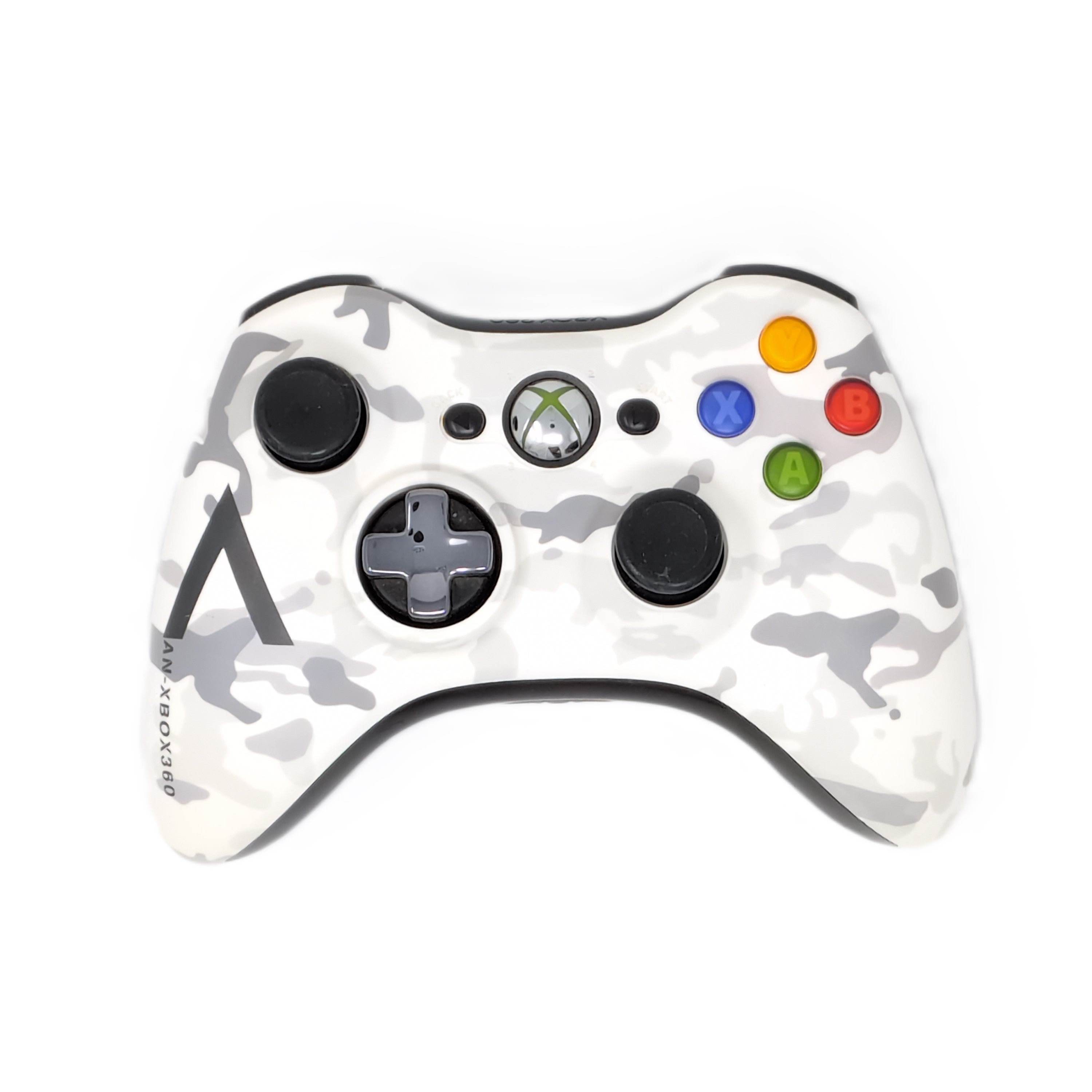 Xbox 360 Wireless Controller - Arctic Camo - Video Game Accessory - Used - CaveGamers