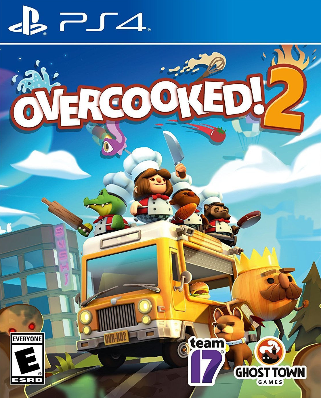 Overcooked 2 PS4 - Video Game - Used - CaveGamers