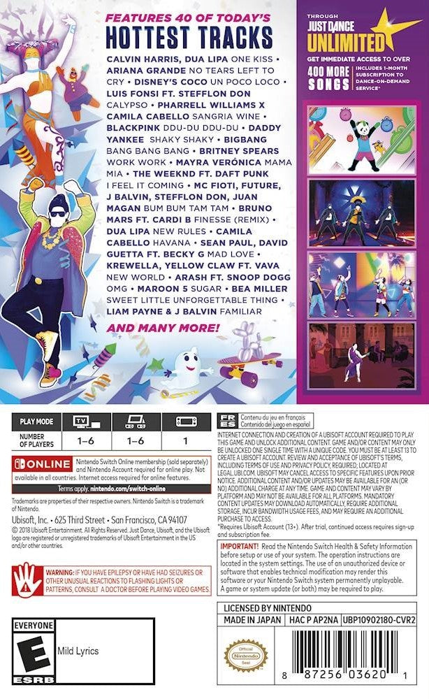 Just Dance 2019 Switch - Video Game - Used - CaveGamers - Image 2