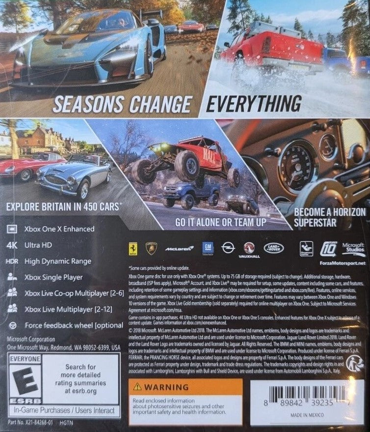 Forza Horizon 4 Xbox One - Video Game - Used - CaveGamers - Image 2